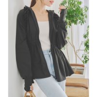 KOBE LETTUCE/コウベレタス KOBE LETTUCE【 接触冷感・UVカット・吸水速乾 】指穴付きウエストストリング肩フリルパーカー [S209]/507035578