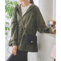 KOBE LETTUCE/コウベレタス KOBE LETTUCE【 接触冷感・UVカット・吸水速乾 】指穴付きウエストストリング肩フリルパーカー [S209]/507035578