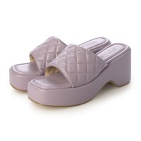 Mafmof/マフモフ Mafmof Realta(レアルタ)8cmウエッジソールキルティングサンダル/507035615