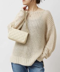 Rouge vif la cle/シアーモヘヤミックス畔プルオーバー/507038391