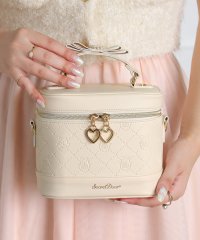 SECRET DOOR/シークレットドア SecretDoor リボン ビジュー ハート ショルダーバッグ バニティ ポタージュ/507038759