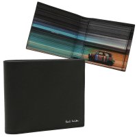 Paul Smith/ポールスミス Paul Smith 二つ折り財布 ブラック マルチカラー メンズ PAUL SMITH M1A4833 MMIBLR 79/507038903