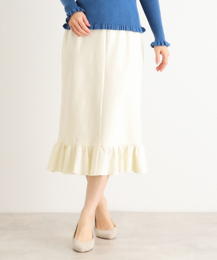 【新品・未使用】Laura Ashley タイトスカート Laura Ashley 花柄麻タイトスカート ひざ丈 - メルカリ