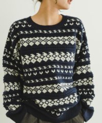 ITEMS URBAN RESEARCH/ジャガードビッグニット/507039357