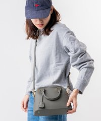MURA/MURA シュリンクレザー ショルダーベルト付き ダブルファスナー ミニハンドバッグ/507039619