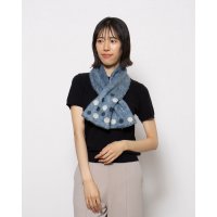 KANKAN/カンカン KANKAN ドット刺繍入りミニショール/507040001