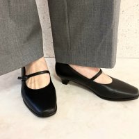 BLANC / BLEU/ブランブルー blanc/bleu 【本革】5.5cmヒール ストラップパンプス/507040039