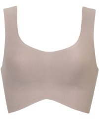 Wing/ウイング Wing ノンワイヤーブラ 綿混素材 ラクなのにきれい ムレにくく快適 【綿の贅沢】 ハーフトップ/507040234
