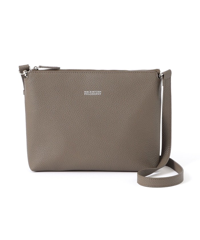 MACKINTOSH PHILOSOPHY Mimi ショルダーバッグ ブラウン シンセティックシュリンクレザー 2WAYショルダーバッグ