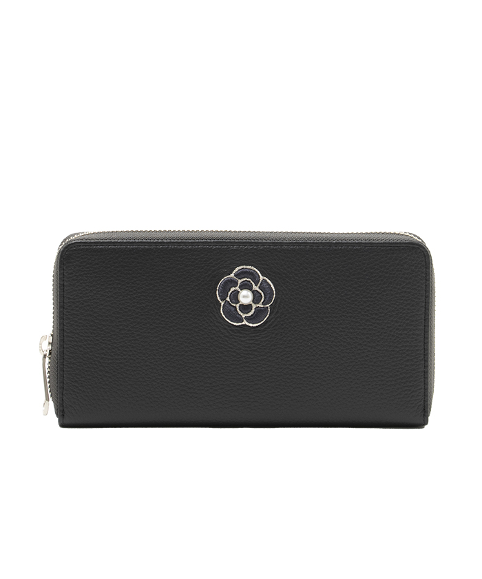 CLATHAS クレイサス スーツ 金カメリアボタン ツイード　 38 セール 40%OFF】クレイサス CLATHAS ポリシャス ラウンド長財布