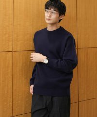 a.v.v (MEN)/【春まで使える】きれいめスウェットライクニットプルオーバー/506882340