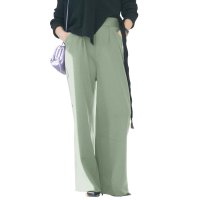 KOBE LETTUCE/コウベレタス KOBE LETTUCE [ 田中亜希子さんコラボ ] ジャージーワイドパンツ【ロング】[選べるサイズ] [M3363]/506889469