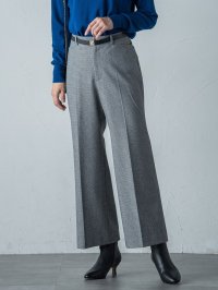 LAUTREAMONT/ロートレアモン LAUTREAMONT 両面起毛ストレッチワイドパンツ≪洗える≫/506897431