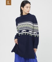 エヴェックス バイ クリツィア　Lサイズ/【L】【カタログ掲載品】ノルディックパンサーモックネックプルオーバーニット/506972240