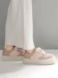 grandfleur/グランドフルール grandfleur 【SOROTTO】軽量厚底 3Dインソールのレースアップスニーカー/507035704