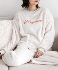 ad thie/アドティエ ad thie 【2024AW新作】刺繍ロゴ・ボアプルオーバー ルームウエア/507042115
