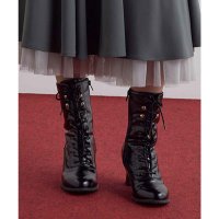 an another angelus/アンアナザーアンジェラス an another angelus レトロヒールレースアップブーツ(Fi.n.t)/507042138