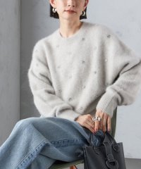 SHIPS WOMEN/〈手洗い可能〉ビジュー FOX クルーネック プルオーバー/507043554