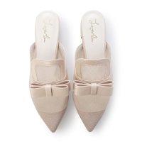 Launa lea/ラウナレア Launa lea リボンチュールフラットミュール(0561)/507043578