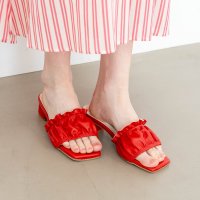 Launa lea/ラウナレア Launa lea ギャザーミュールサンダル(0566)/507043586
