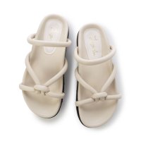 Launa lea/ラウナレア Launa lea 細ストラップ厚底サンダル(S145)/507043605