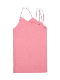 titivate/ティティベイト titivate アシンメトリーデザインニットキャミソール/507043646
