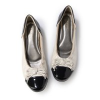 SHOEL/シュール SHOEL 本革リボンパンプス/507043802