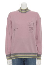 GIPSY BLUE/ジプシーブルー GIPSY BLUE ロゴPTリブバイカラーワイドストレッチニット/507044016