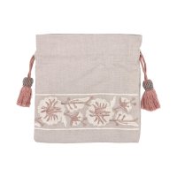 KANKAN/カンカン KANKAN 花リボン刺繍巾着/507044658