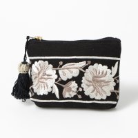 KANKAN/カンカン KANKAN 花リボン刺繍ポーチ/507044659