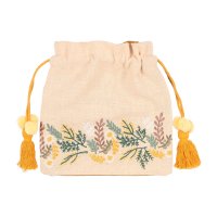 KANKAN/カンカン KANKAN ミモザ刺繍巾着/507044661