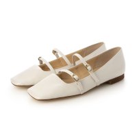 POMFLEUR/ポムフルール POMFLEUR POMFLEUR ポムフルール ダブルストラップフラットシューズ （Hyacinth）/507044695