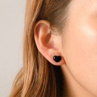 REAL STYLE/リアルスタイル REAL STYLE ピアス レディース ハート 小さめ かわいい S M L アクセサリー 赤 黒 シンプル 上品 きれいめ お出かけ 両耳用/507045053
