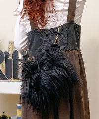 RIFF/リフ Riff 2WAYエコファーバッグ ボリュームファー ふわふわ もこもこ ハンドバッグ ショルダーバッグ かばん 無地/507045934