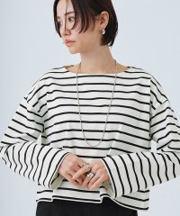 RASW/ラス RASW 綿100%ボーダークロップドロンT/507046143