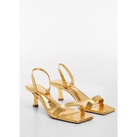 MANGO/サンダル .－－ GOLD/507046386