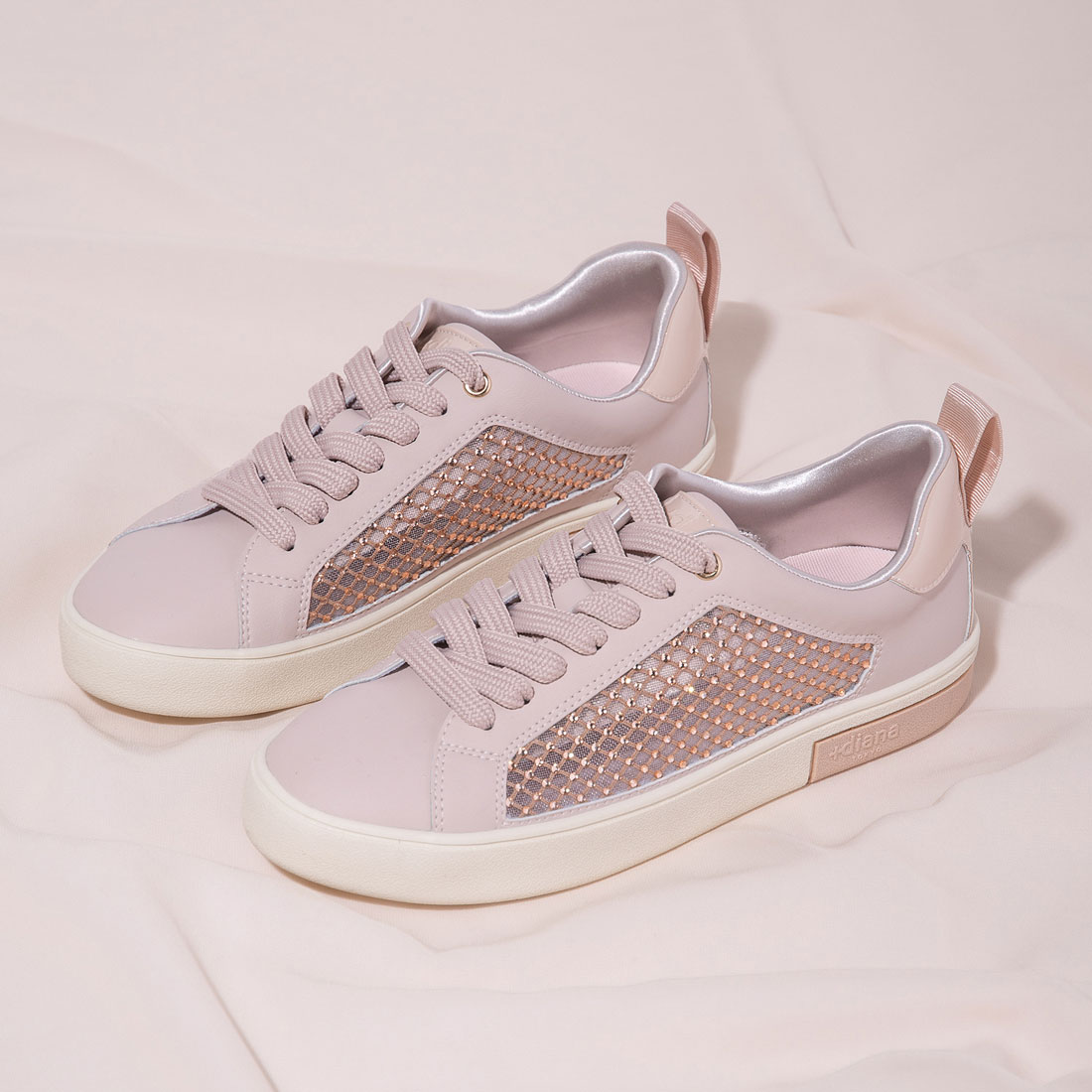 セール 30%OFF】プラスダイアナ ＋diana ラインストーンメッシュ