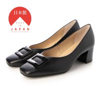 HUSKY SELECT/ハスキー husky Co.Ltd. 【牛革】デザインバックル 5.5cmヒールパンプス/507046933