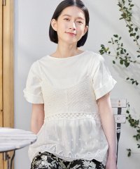 Viola e Viola/ヴィオラ エ ヴィオラ Viola e Viola さらひやりコットン 前後2WAYタックトップス＜接触冷感＞/507046944