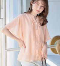Alotta/アロッタ Alotta インナー付ピンタックデザインブラウス/507046969