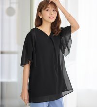 Alotta/アロッタ Alotta インナー付チューリップ袖チュニック/507046971
