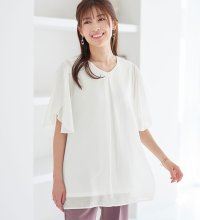 Alotta/アロッタ Alotta インナー付チューリップ袖チュニック/507046971