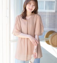 Alotta/アロッタ Alotta インナー付チューリップ袖チュニック/507046971