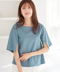 Alotta/さらひやりコットンパール調デザインＴシャツ/507046988