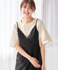 Alotta/さらひやりコットンパール調デザインＴシャツ/507046988