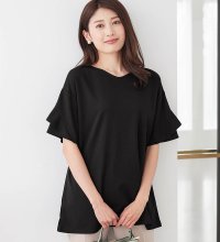 Alotta/アロッタ Alotta フリル袖Tシャツチュニック/507046993