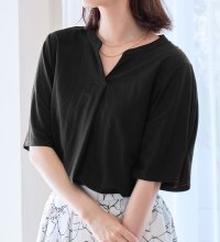 Alotta/アロッタ Alotta スキッパータック袖ブラウスカットソー/507046996