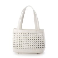 Tomieco/トミエコ Tomieco LEATHER ミニトートバッグ カラーコンビ メッシュバッグ/507047052