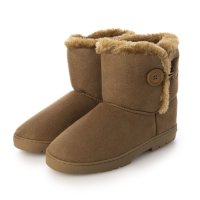 DEMETER/デメテル DEMETER 撥水 スエード ベイリーボタン ショート丈 ムートンブーツ レディース/507047654