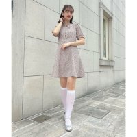 F.i.n.t/フィント F i.n.t チョーカーリボン付き小花柄ミニワンピース【洗える】/507047674